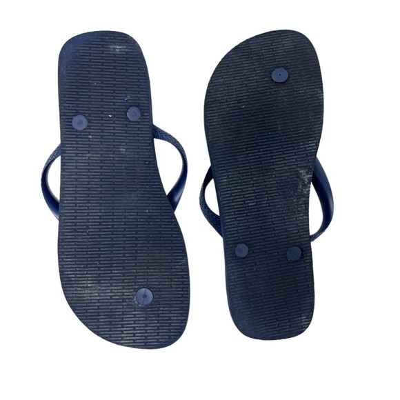 Flip Flops Mens 11/12 Women's 9/10 Blue Sandals classic shoes Havaianas unisex - Picture 3 of 6